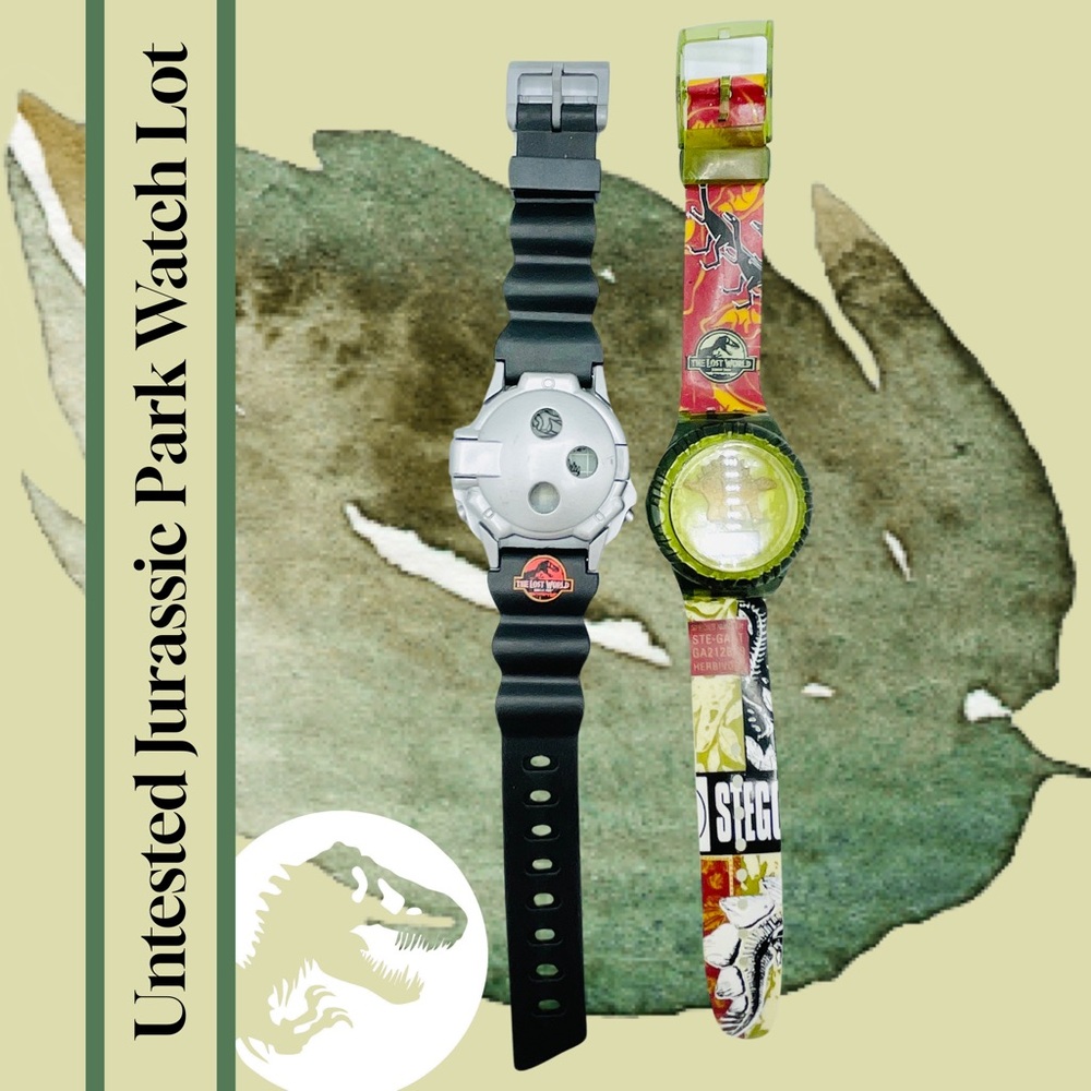 Untested Jurassic Park - The Lost World Watch Lot/Bundle